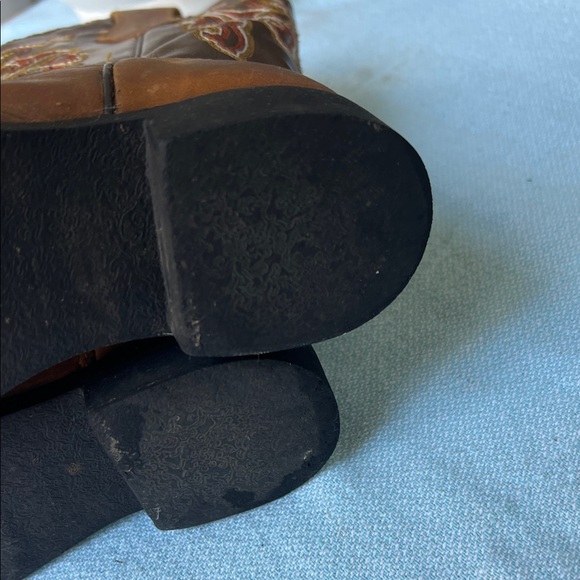 Kids Western Cowboy Boots - Brown - Picture 11 of 12